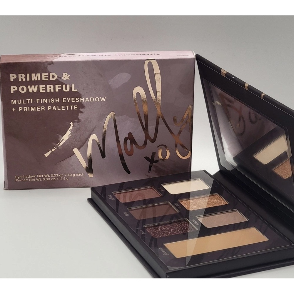 MALLY XO Primed & Powerful Multi-Finish Eyeshadow & Primer Palette. NIB